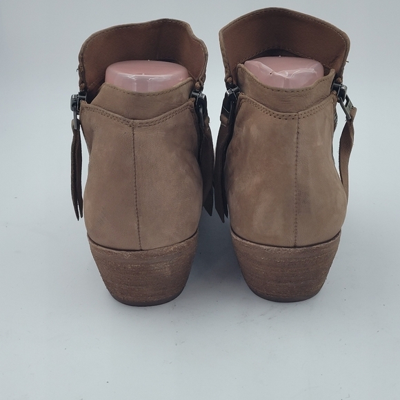 Sam Edelman Brown Suede Packer Ankle Boots Size 10 - Picture 3 of 14